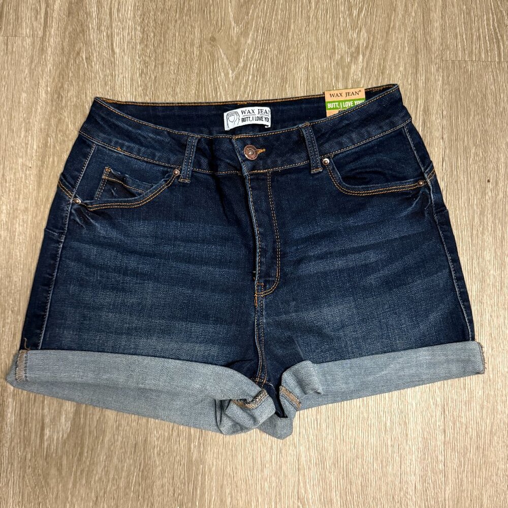 Women's Wax Jean "Butt I Love You" Shorts Sz Large New